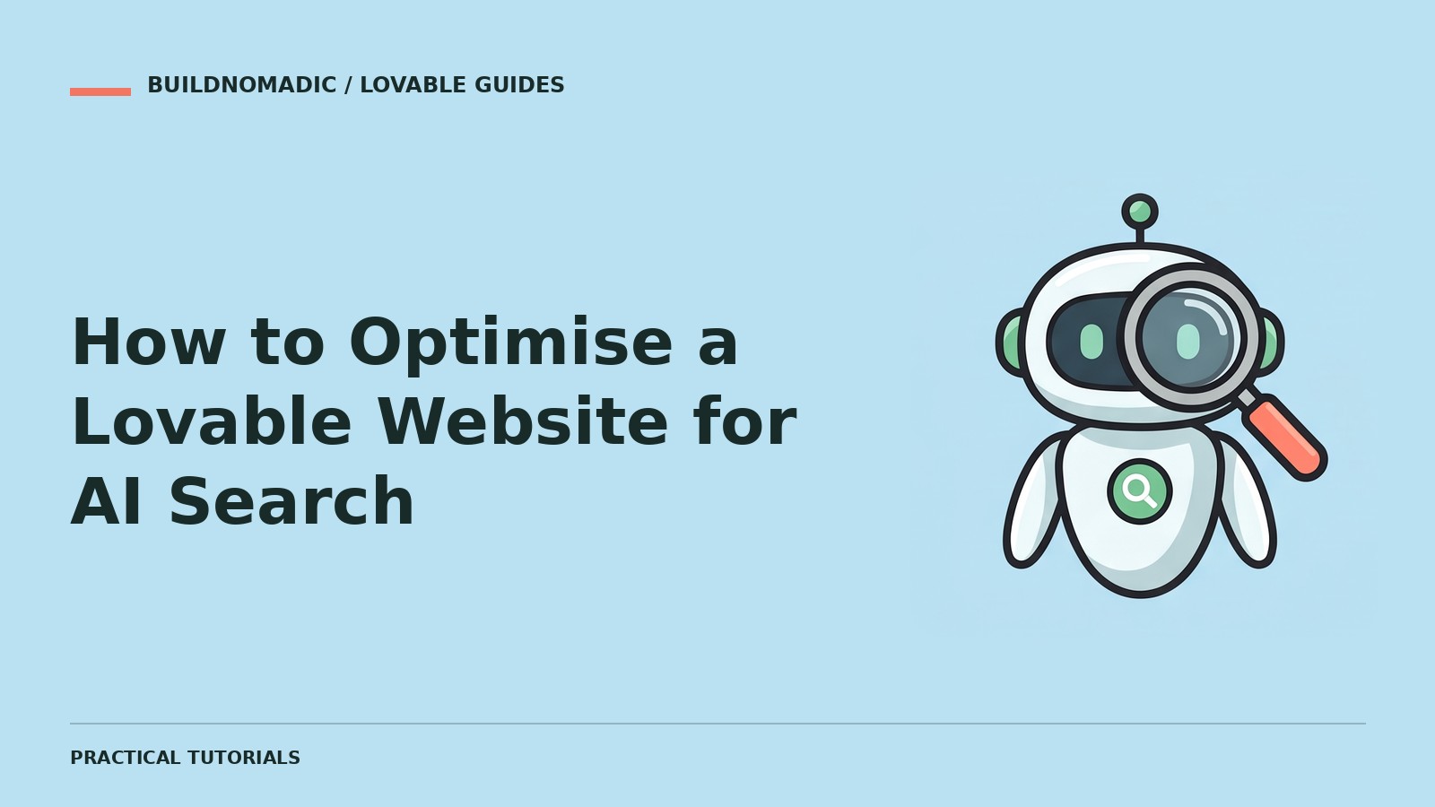 How to Optimise a Lovable Website for AI Search