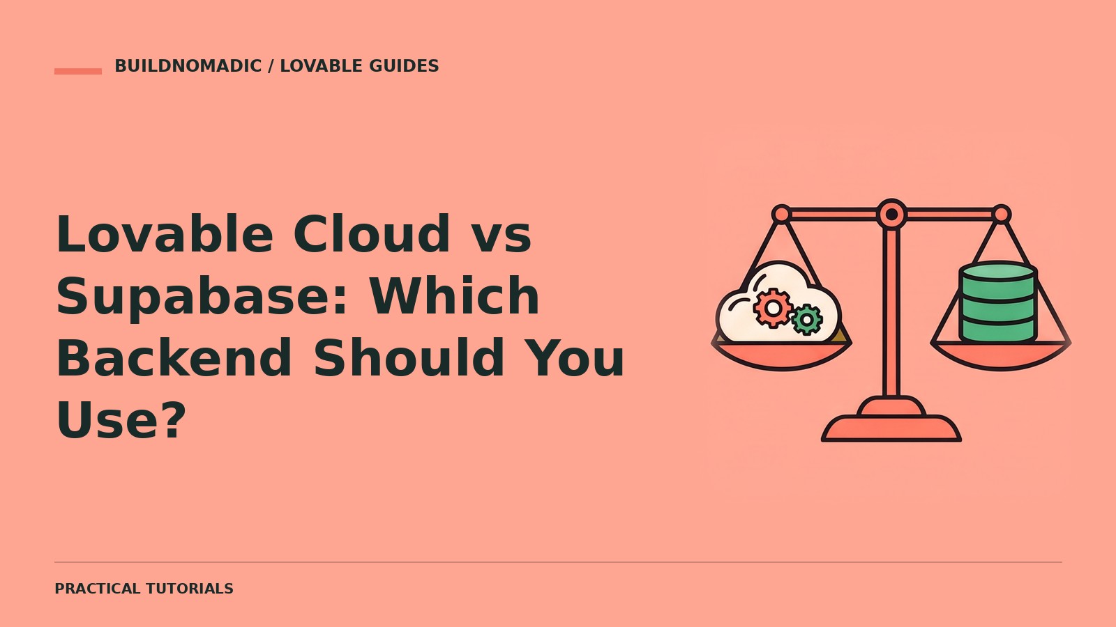 Lovable Cloud vs Supabase: Which Backend Should You Use?