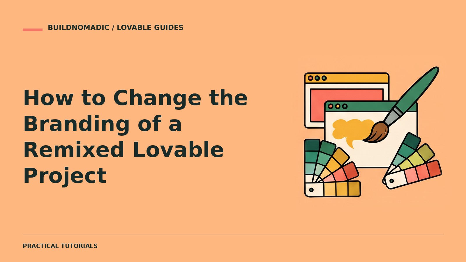 How to Change the Branding of a Remixed Lovable Project