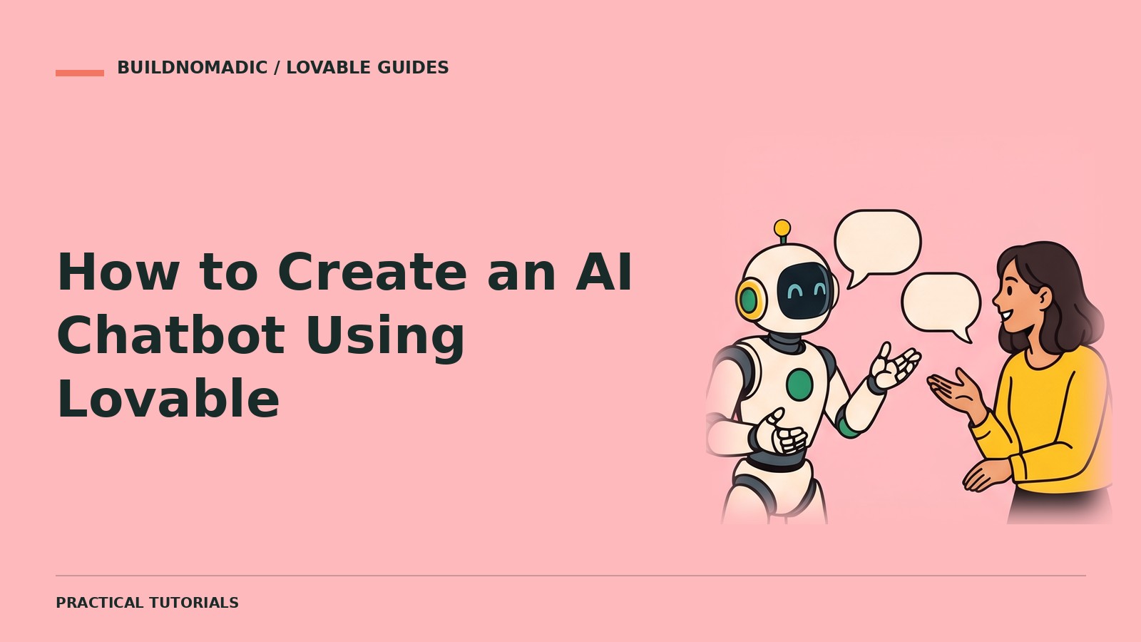 How to Create an AI Chatbot Using Lovable