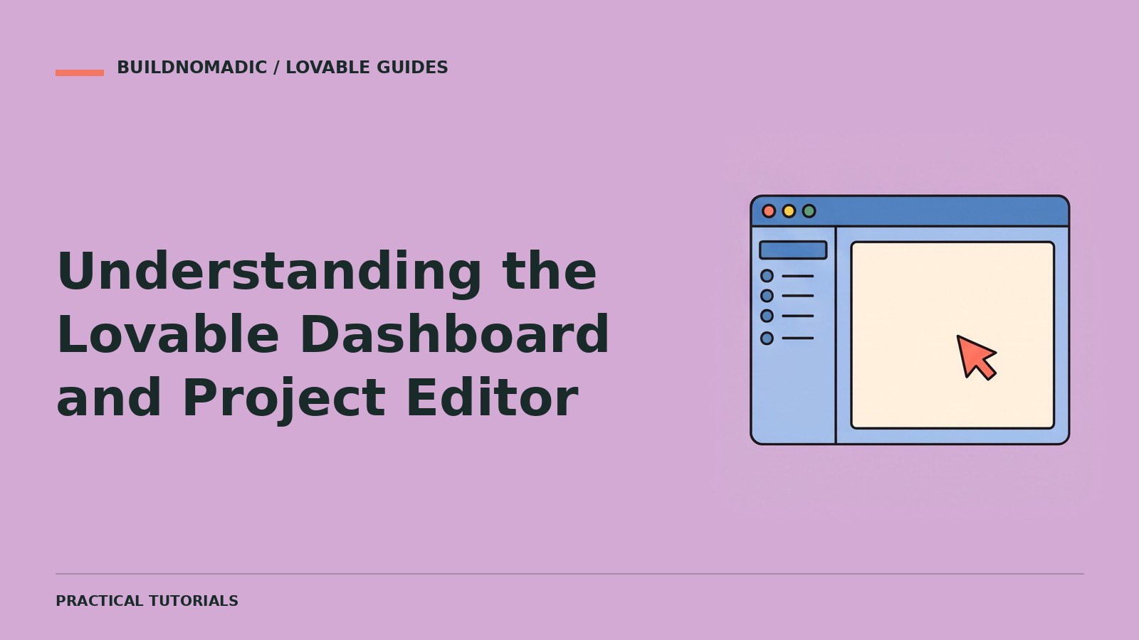 Understanding the Lovable Dashboard and Project Editor