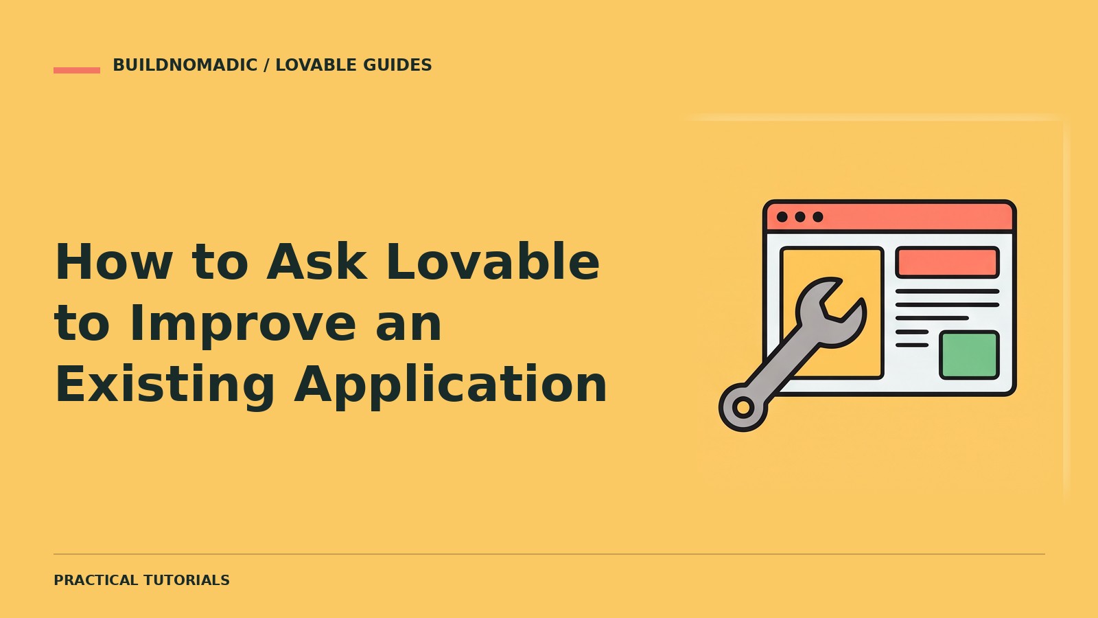 How to Ask Lovable to Improve an Existing Application