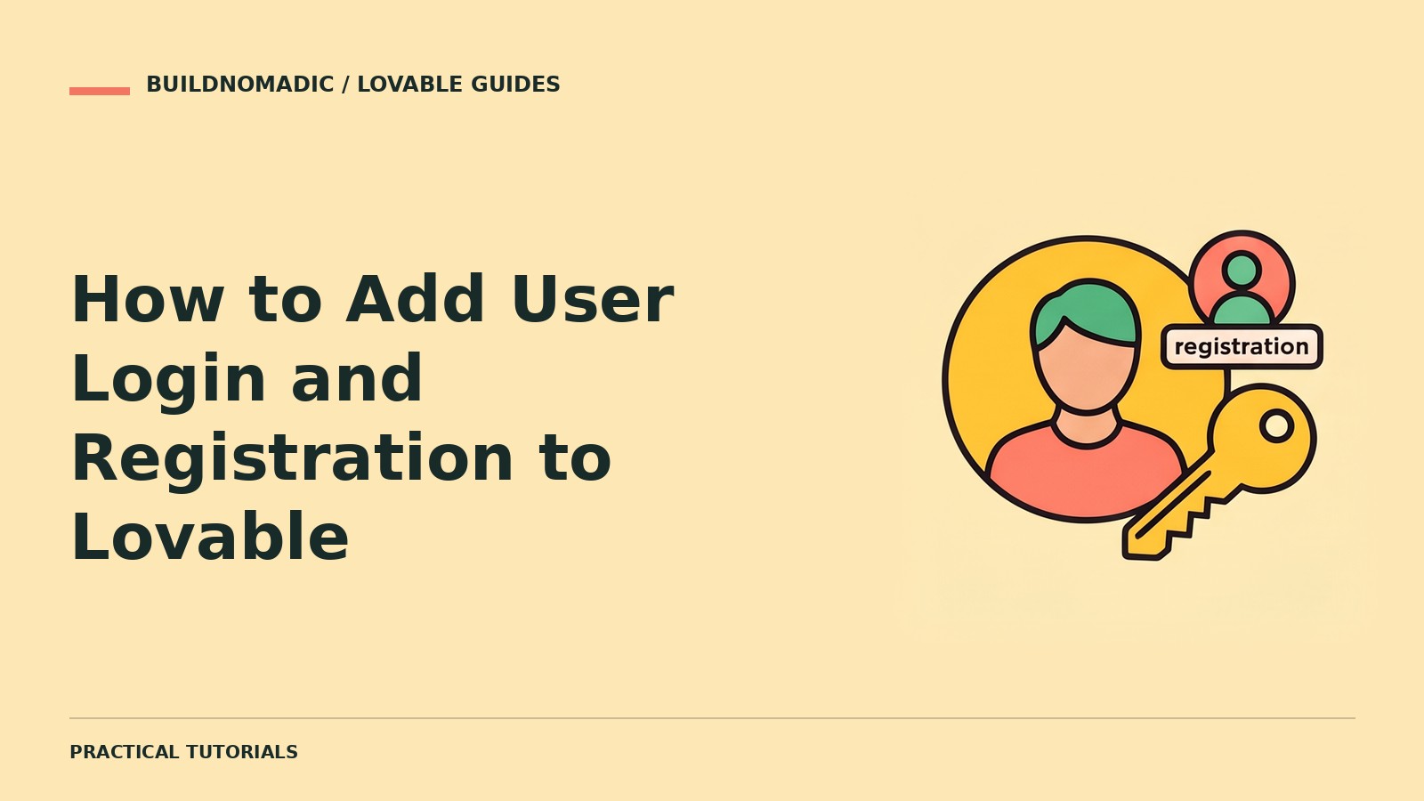 How to Add User Login and Registration to Lovable