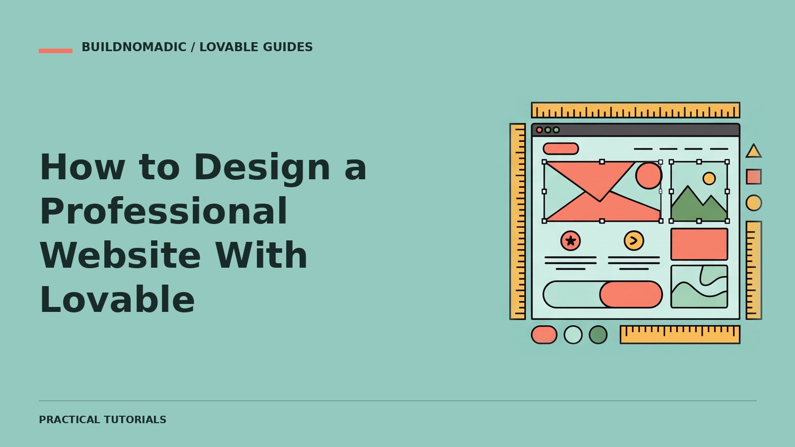 How to Design a Professional Website With Lovable