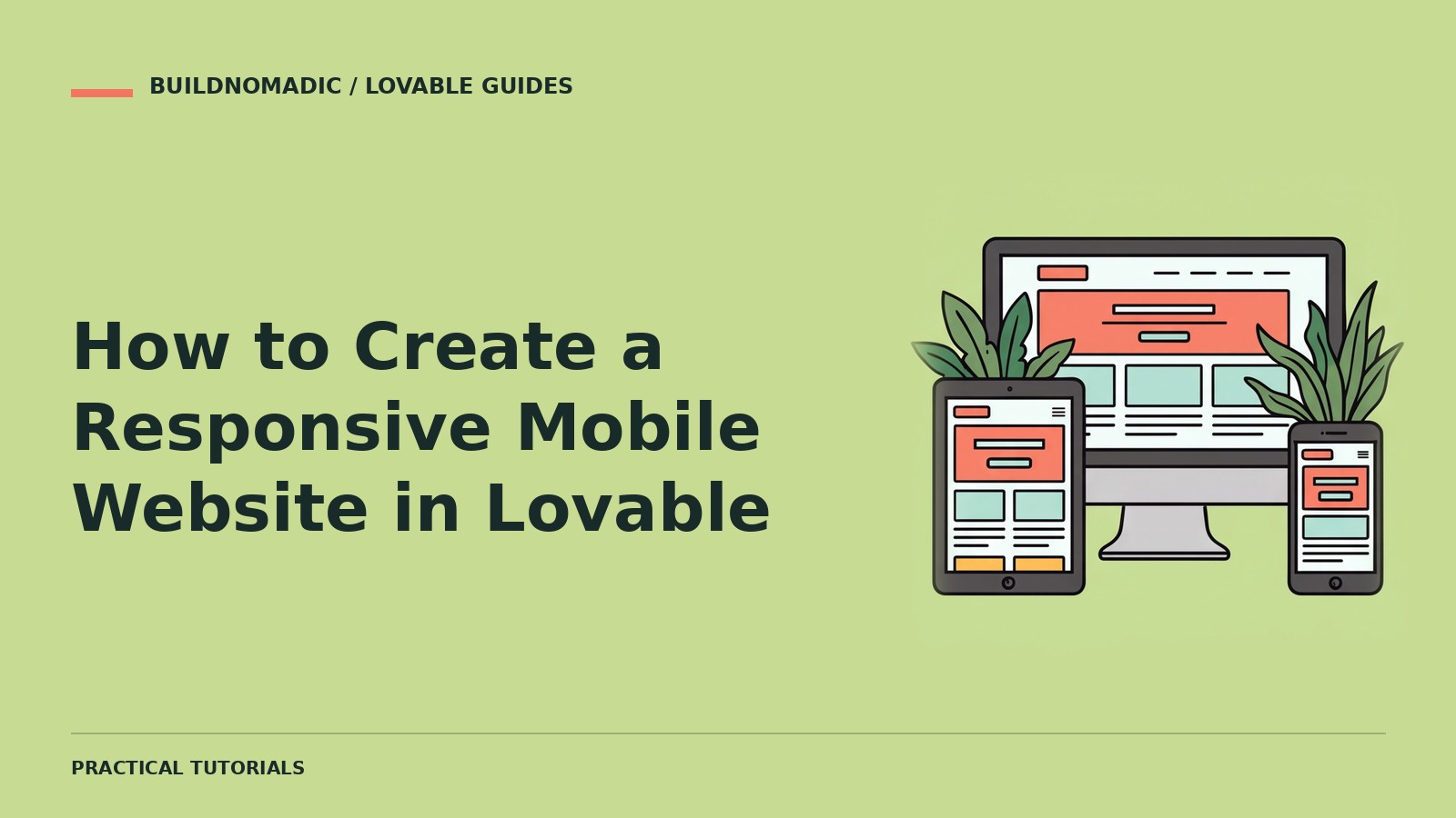 How to Create a Responsive Mobile Website in Lovable