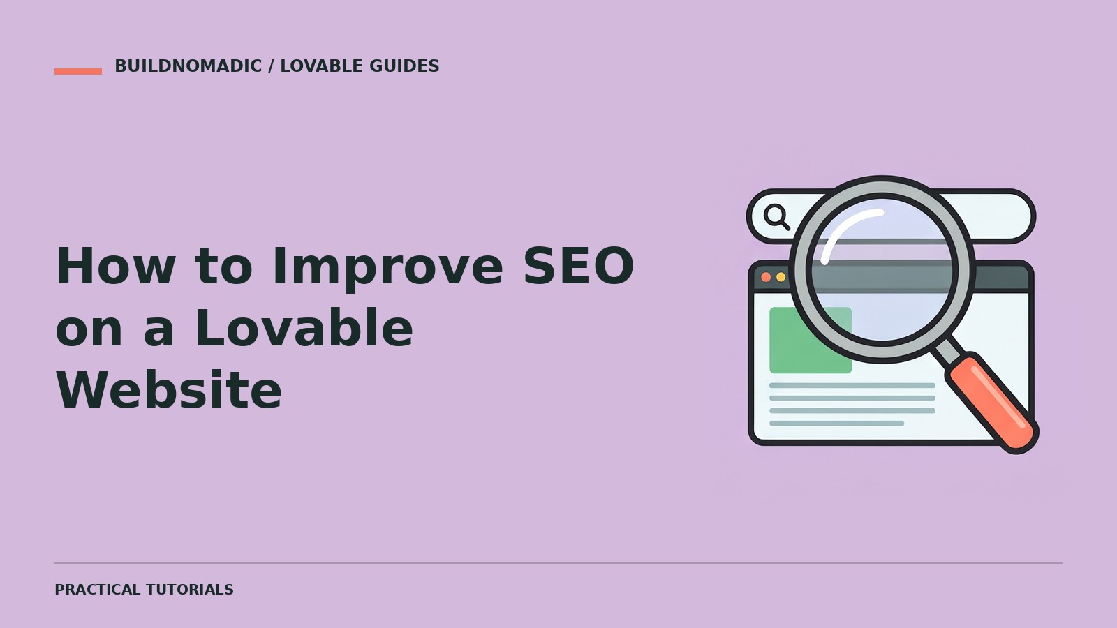 How to Improve SEO on a Lovable Website