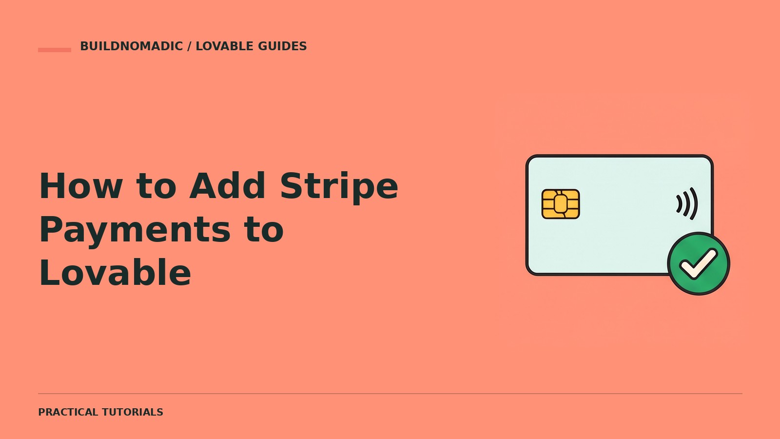 How to Add Stripe Payments to Lovable
