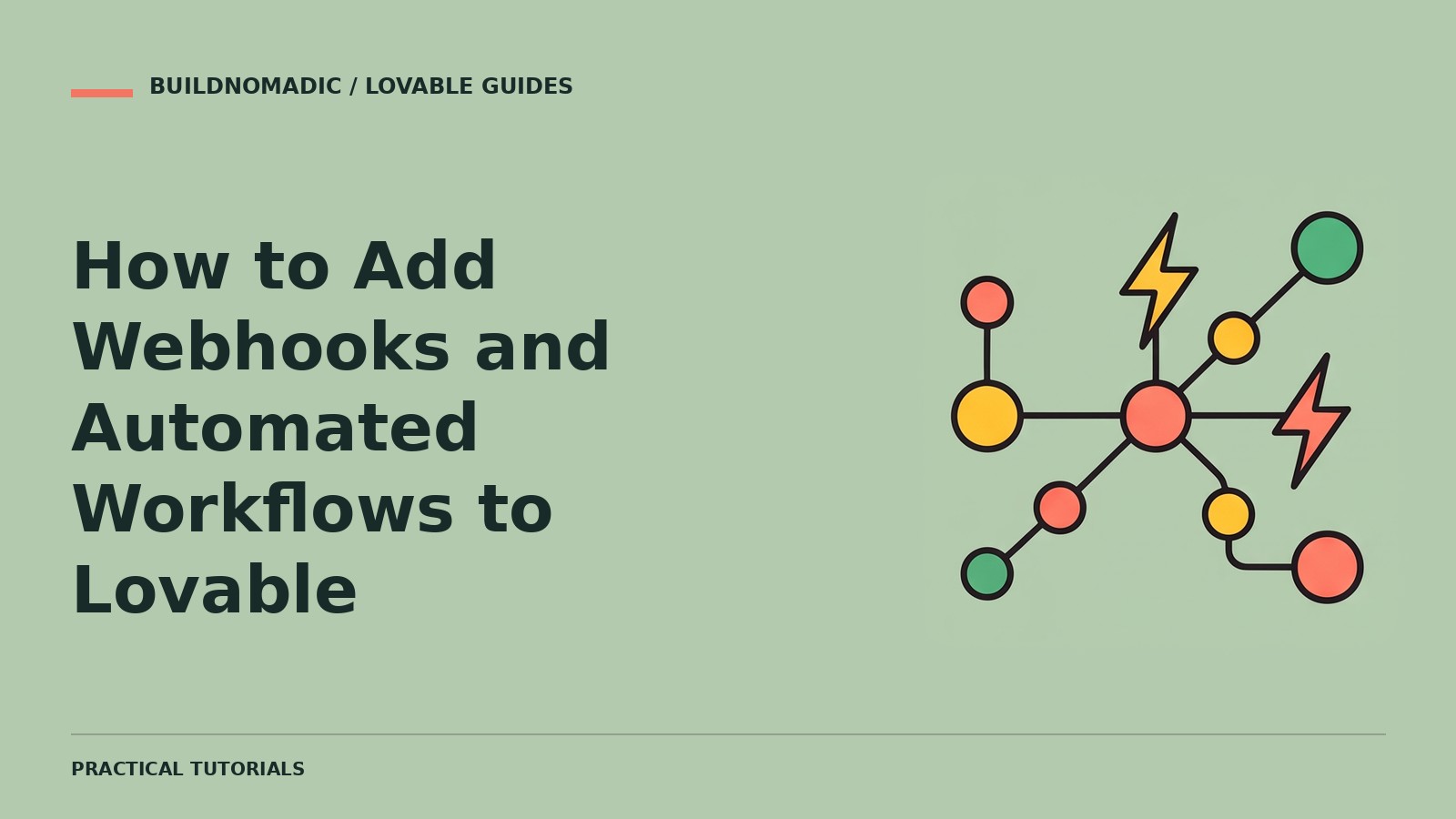 How to Add Webhooks and Automated Workflows to Lovable